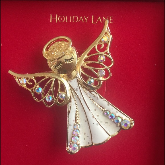 Brooch Angel 😇 new in box Christmas Macy’s - Picture 1 of 3